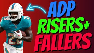 BIGGEST ADP MOVERS  Fantasy Football ADP Risers amp Fallers  CeeDee Lamb Caleb Williams  more [upl. by Filbert]