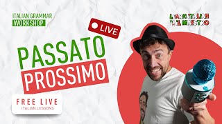 Italian Passato Prossimo Quiz – Live 🎉 [upl. by Esiom]