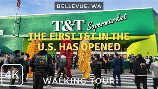 Grand Opening of Washingtons Largest Asian Grocery TampT Supermarket at Factoria Bellevue WA [upl. by Garvey]