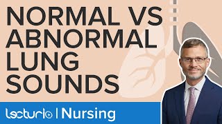 Normal and Abnormal Breath Sounds Explained  Physical Assessment  Lecturio Nursing [upl. by Muffin]