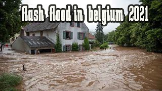 Severe Weather flash flood in belgium 2021  inondations verviers [upl. by Hnaht912]