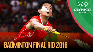 Mens Singles Badminton Final  Rio 2016 Replays [upl. by Coats892]