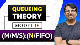 Queueing Theory  Model  IV  Length of Queue amp System Waiting Time of Queue amp System by GP Sir [upl. by Novrej826]