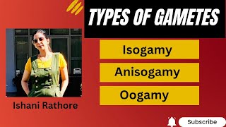 Types of gamete  Isogamy Anisogamy Oogamy🔥neet neetbiology neet2024 biologicalclassification [upl. by Whatley]