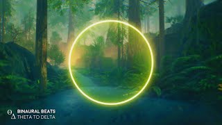 Best SLEEP Music  Isochronic Tones 💚 Binaural Beats  Forest Creek Sounds [upl. by Seravaj]