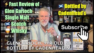 ⚡️Fast Review of Glengarioch 9yr old Cadenheads Warehouse Tasting 588 🏴󠁧󠁢󠁳󠁣󠁴󠁿🥃 [upl. by Toblat]