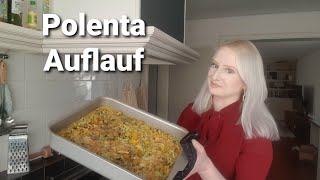 Vegan  Polenta Auflauf  leckerer Gemüse Polenta Auflauf [upl. by Adnoval503]