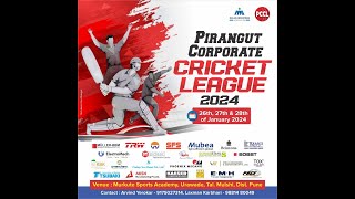 FINAL DAY  PIRANGUT CORPORATE CRICKET LEAGUE  2024  PUNE [upl. by Aisile]