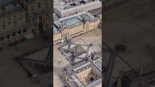 Uncovering the Secrets of the Louvre Pyramid France 🌍✨viralvideo history france shorts [upl. by Anirtap764]