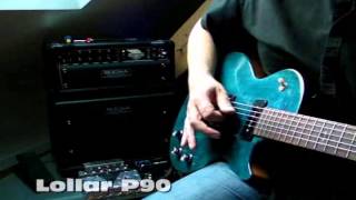 Pickup Lollar P90 VS Gibson P90 [upl. by Ahgiel]