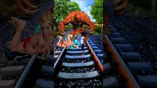 Bigfoot vs Hanumanji jyotivfx hanuman bigfoot [upl. by Stephanus776]