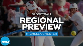 The 2022 college softball regionals previewed [upl. by Ellebyam]