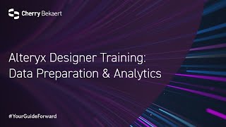 Alteryx Designer Training Data Preparation amp Analytics [upl. by Oliana]