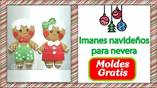 🧲Imanes navideños para nevera  Tutorial Navideño🎄 [upl. by Lotus64]