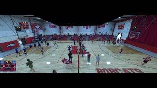 Hemingford High vs Hyannis High School Girls JV Volleyball [upl. by Annaor]