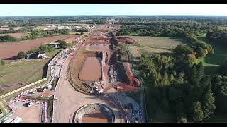 HS2 Route Kenilworth  Coventry gap  October 2024 [upl. by Ayalahs461]