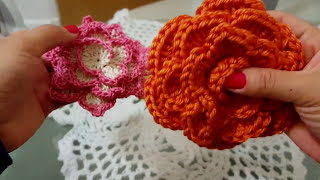 🌹DIADEMA a CROCHET ganchillo [upl. by Ydnelg]