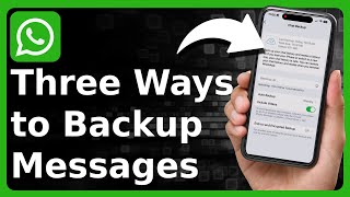 3 Ways To Backup WhatsApp Messages [upl. by Ettennej]