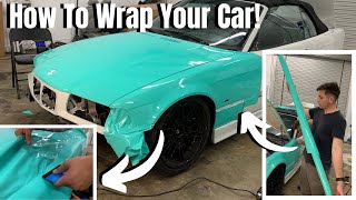 TIPS AND TRICKS FOR WRAPPING YOUR OWN CAR FOR BEGINNERS [upl. by Lancelot78]