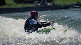 Looping in Plattling  Freestyle Kayaking 2017 [upl. by Gothar]