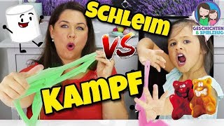 Gummy Slime vs Real Slime Marshmallow  Schleim Katastrophe 😂 Geschichten und Spielzeug [upl. by Hunsinger]