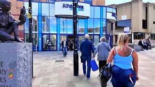 Morning Walking Tour Barnsley Town Centre Testing Z Axis Stabiliser of DJI Pocket 3 in 4K [upl. by Esela]