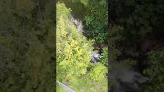 Derrumbe Rio Virilla rios derrumbe agua drone shorts travel [upl. by Ingar887]