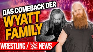 Das Comeback der Wyatt Family  WrestlingWWE NEWS 492024 [upl. by Ellenrahc]