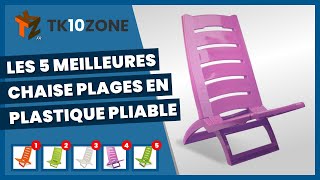 Les 5 meilleures chaise plages pliantes en plastique pour un confort garanti par la mer [upl. by Nivled599]