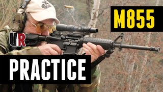 223 Practice Loads Emulating M855 Mil Spec with Berrys 62gr FMJ Hand Loads [upl. by Ydnelg]