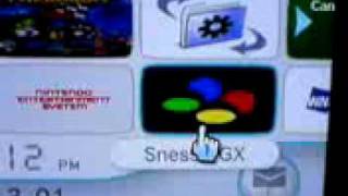 Snes9x GX 008 Wii Channel [upl. by Llemhar]