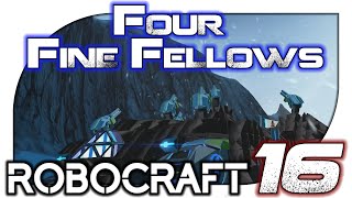 Robocraft Four Fine Fellows Platoons  16 Age of Tanks [upl. by Gena]