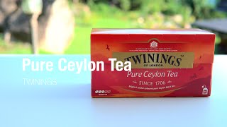 Pure Ceylon Tea TWININGS [upl. by Neerhtak653]