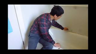 How to do bathtub caulking [upl. by Ciaphus593]