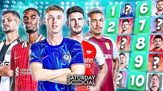 Ranking the 10 BEST midfielders in the Premier League right now 🔥  Saturday Social [upl. by Aymer16]