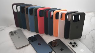 Every iPhone 15 SiliconeWoven Cases on All iPhone 15 Pro Colors [upl. by Elledoj596]