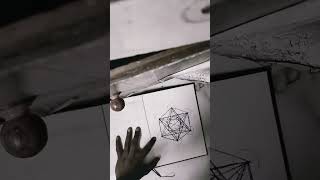 Drawing Metatron Cube Identified as the Ark Angel Michael [upl. by Htebsle422]