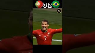 Portugal🇵🇹 🆚 Brazil🇧🇷Fifa WorldCup fotball fifaworldcup urcristiano shorts videoFactIntel [upl. by Corty323]