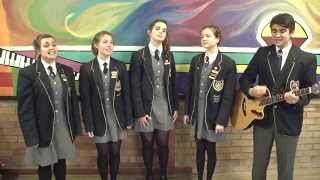 Grens Hoërskool Studente sing quotToe vind ek jouquot [upl. by Ahsinuq911]