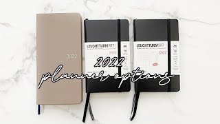 2022 Planner Options Hobonichi weeks in Cinnamon Beige and Leuchtturm A6 Pocket Planners [upl. by Enihpesoj]