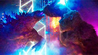 Godzilla vs Kong  Hong Kong Battle Scene  Movie Clip HD [upl. by Eloci]