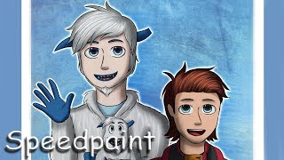 Pie Pequeño  Migo x Percy  Speedpaint [upl. by Ob]