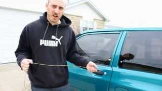 How to Unlock Your Car Using a Coat Hanger [upl. by Peppi359]