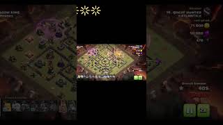 Rushed TH 14 base Takedown 3 stars CWL shorts viralshorts trending coc [upl. by Sheedy977]