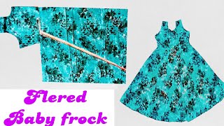 Flered Baby Frock Cutting And stitching Baby Frock Cutting And stitching [upl. by Fauman243]