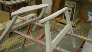 Refinishing Wood Furniture  Chair  How to Restore Wood Furniture [upl. by Sitruk]