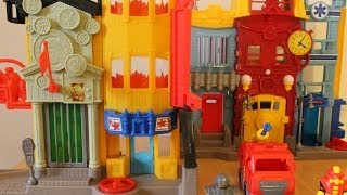 imaginext rescue city center play set [upl. by Lynelle162]