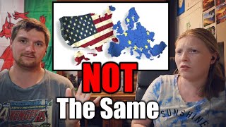 How Different Is Europe to the USA Americans React [upl. by Ettenrahc163]