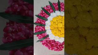 Diwali Rangoli Design rangoli flowers flowerrangoli diwali festival festivevibes dhanteras [upl. by Bedelia]