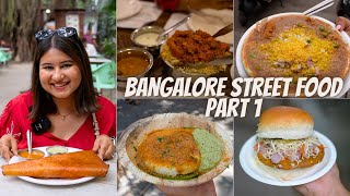 Best BANGALORE Street Food Tour Part 1  Ghee Podi Idli Holige Dosa Biryani amp More [upl. by Akilegna]